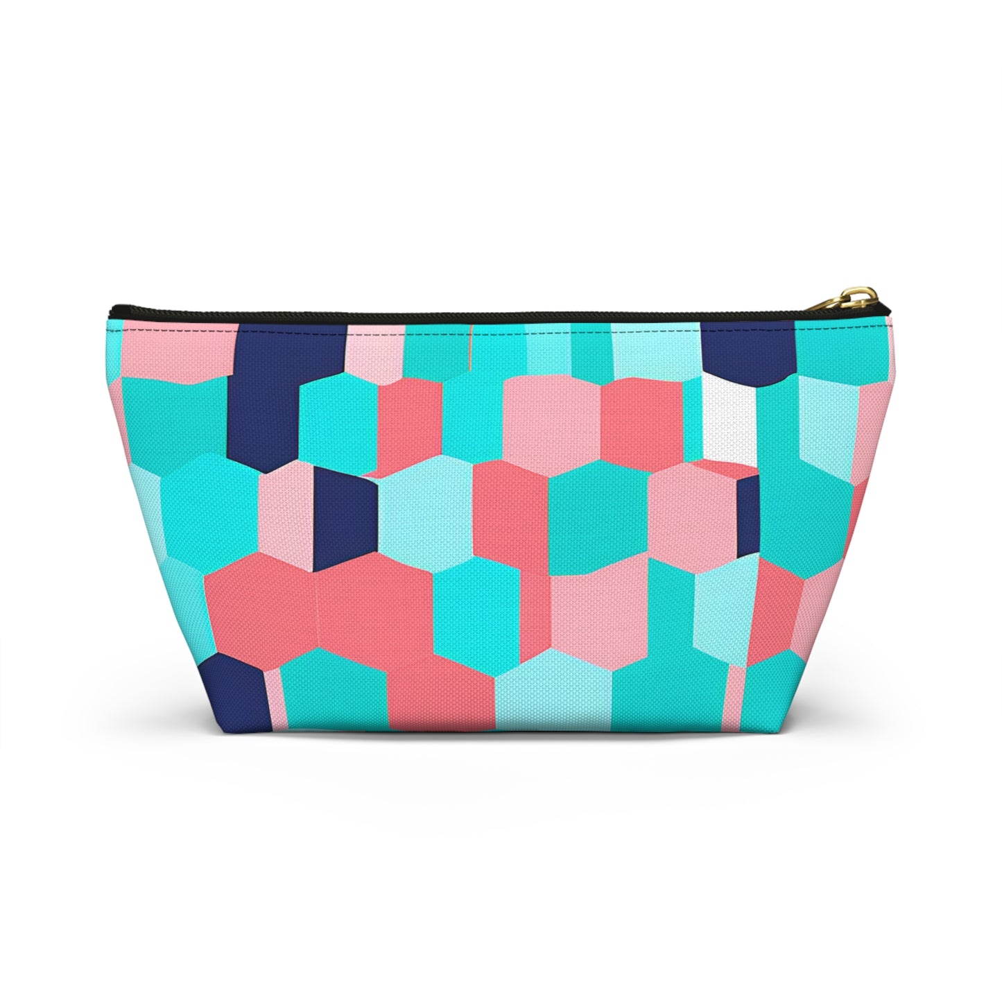 Cute Pink and Blue Accessory Pouch w T-bottom