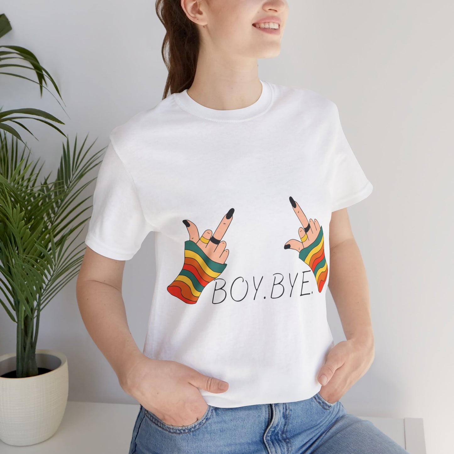 Funny Quotes Unisex Tee - Boy Bye Trendy Top