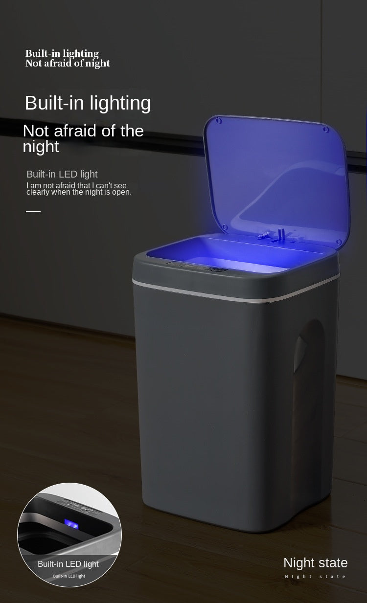 Automatic Sensor Trash Can Electric Touchless Smart Bin 16L