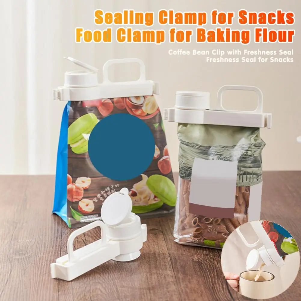 3PCS Food Bag Sealing Clip with Pour Spout