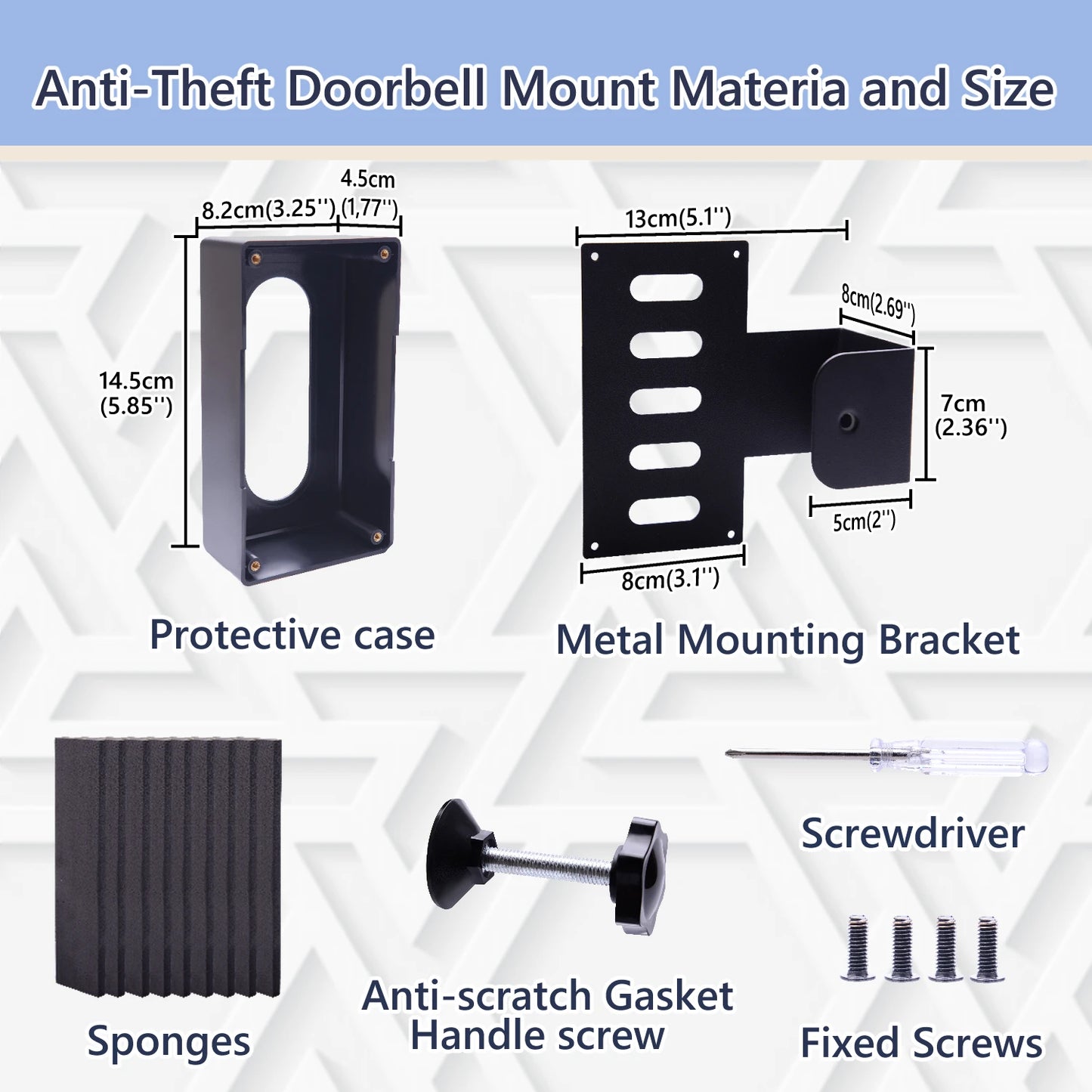 Anti-Theft Video Doorbell Mount