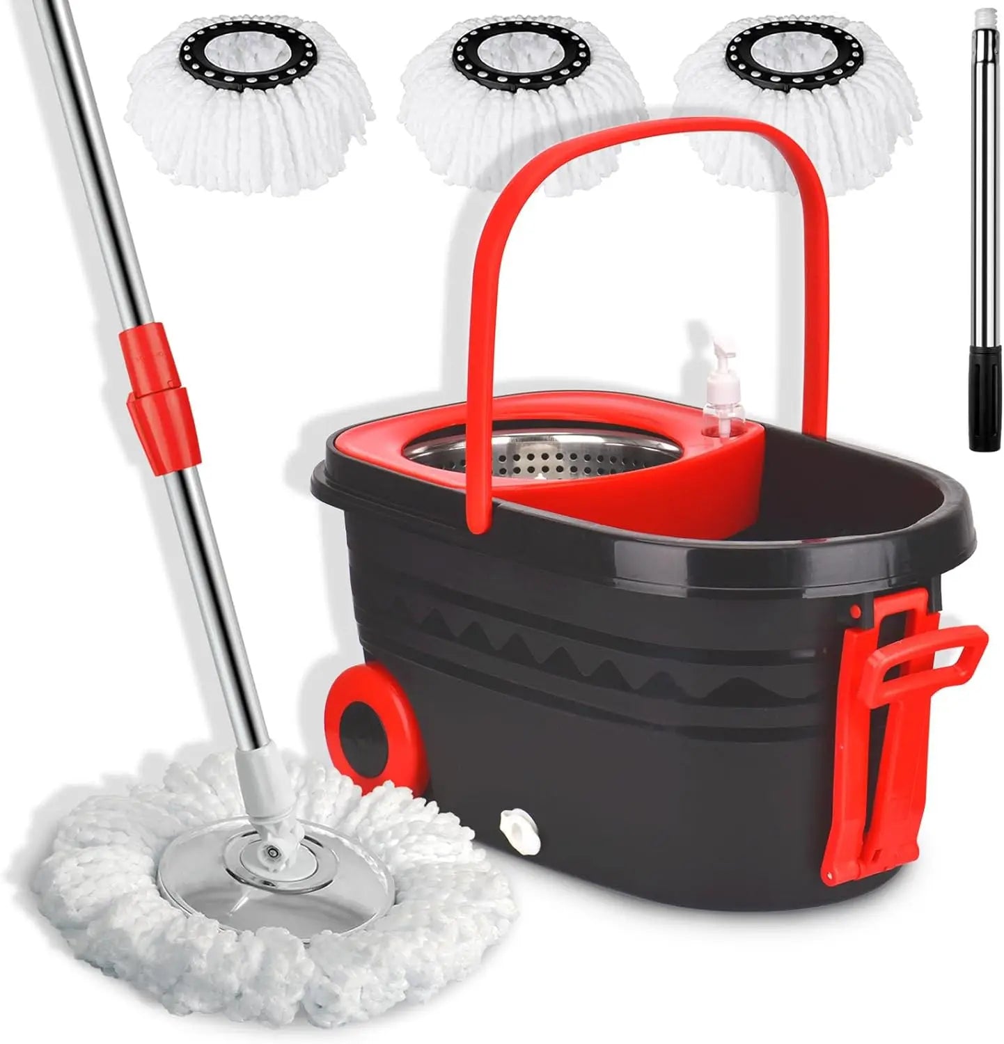 360° Spin Mop Bucket Sets Wrings System