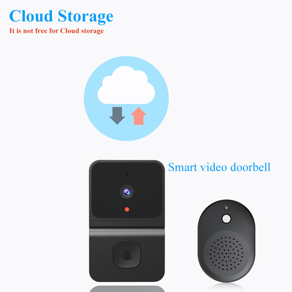 Wireless Doorbell WiFi Outdoor HD Camera Security Doorbell