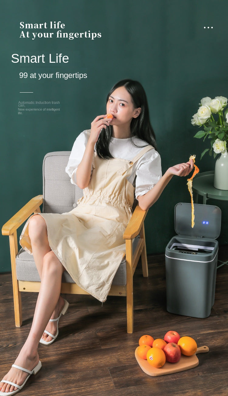 Automatic Sensor Trash Can Electric Touchless Smart Bin 16L